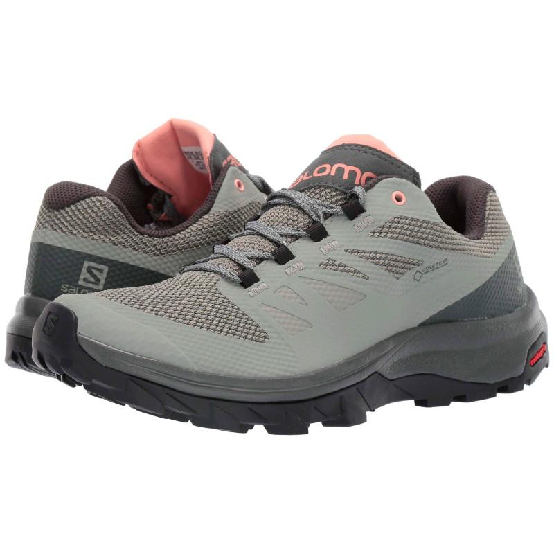 Zapatillas Salomon Aperçu GTX W Gris/Coral