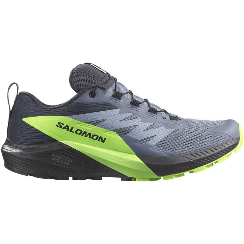 Chaussures Salomon Sense Ride 5 GTX Gris/Vert/Noir