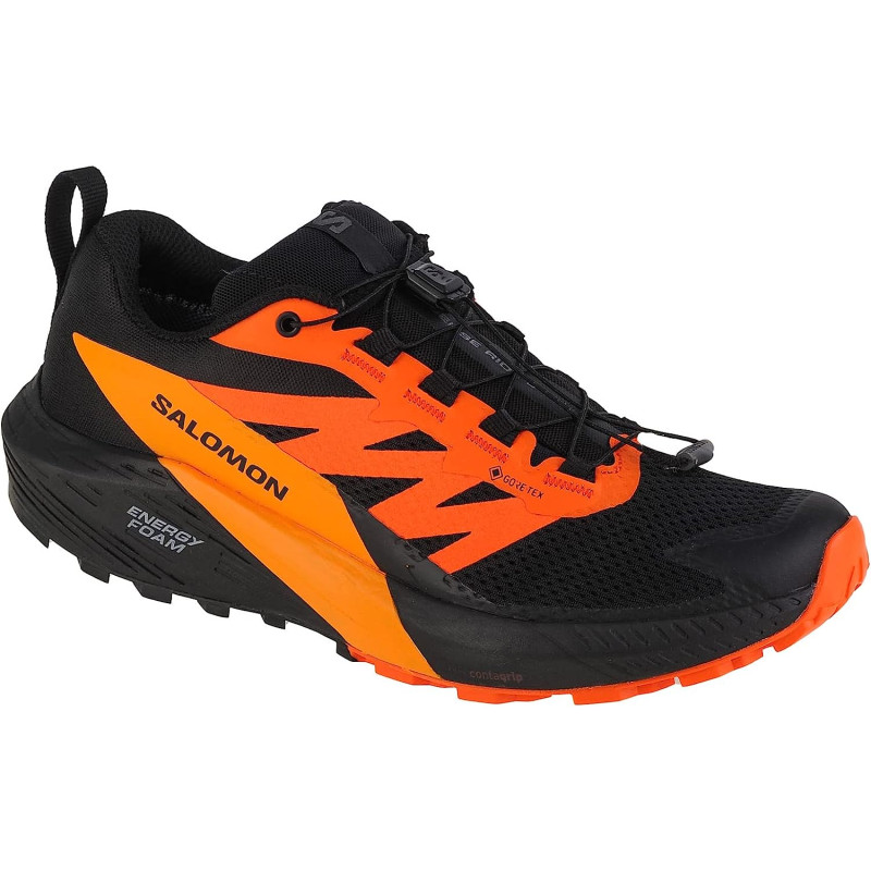 Chaussures Salomon Sense Ride 5 GTX Noir/Orange