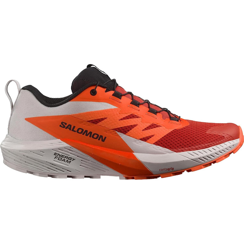 Chaussures Salomon Sense Ride 5 Rouge/Orange