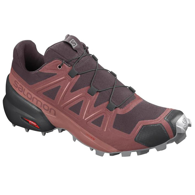 Zapatillas Salomon Speedcross 5 W Granate/Rojo