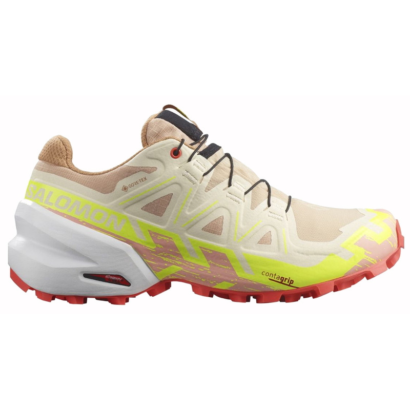 Chaussures Salomon Speedcross 6 GTX W Beige/Jaune