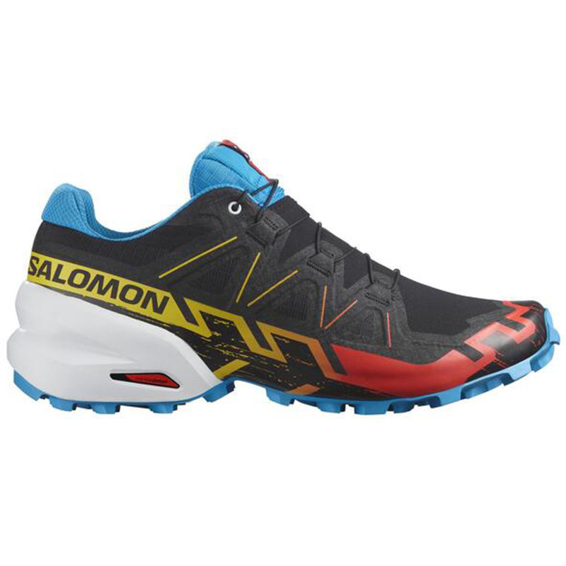 Chaussures Salomon Speedcross 6 Nonir/Rouge/Jaune