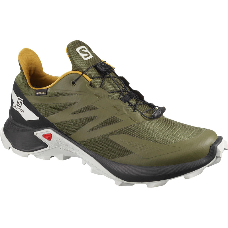 Chaussures Salomon Supercross Blast GTX vert olive