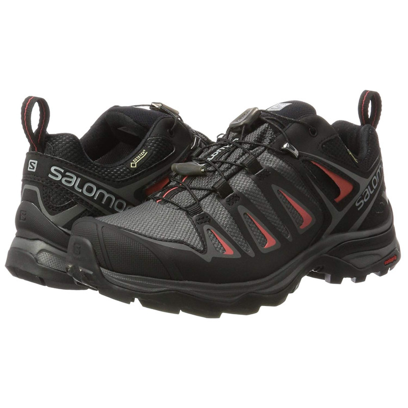 Zapatillas Salomon X Ultra 3 GTX W Noir/Gris/Rosa