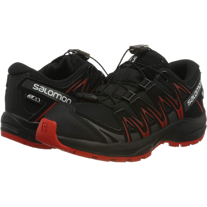 Zapatillas Salomon XA PRO 3D CSWP J Noir/Rojo