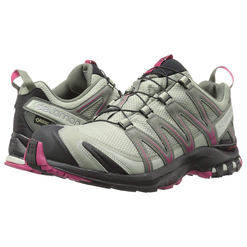 Zapatillas Salomon XA PRO 3D GTX W Gris/Fucsie/Négro