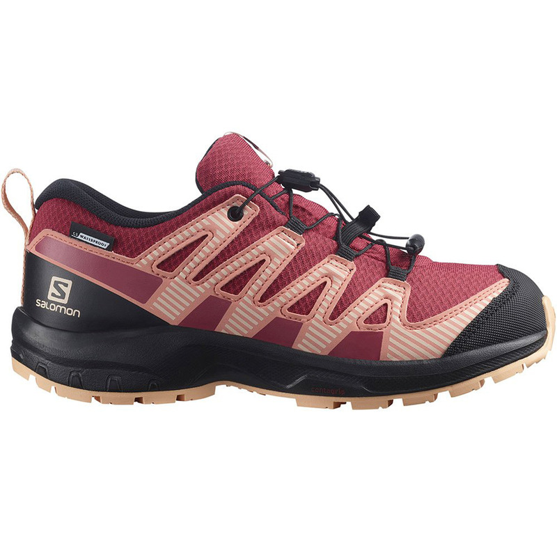 Chaussures De Course Salomon XA PRO V8 CSWP J Fuchsia/Rose