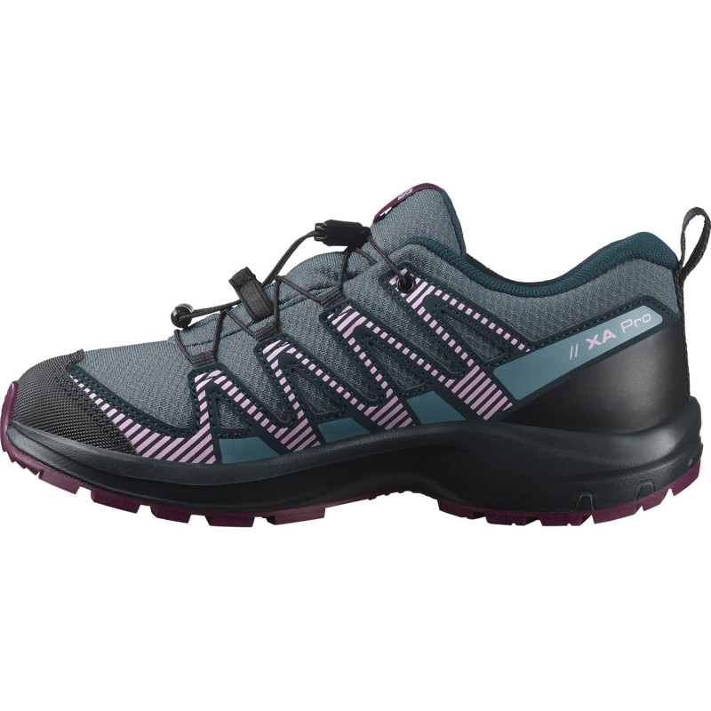 Chaussures De Course Salomon XA Pro V8 CSWP J Gris/Rose