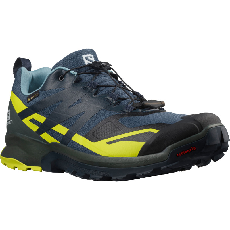Chaussures Salomon XA ROGG 2 GTX Marine / Lime