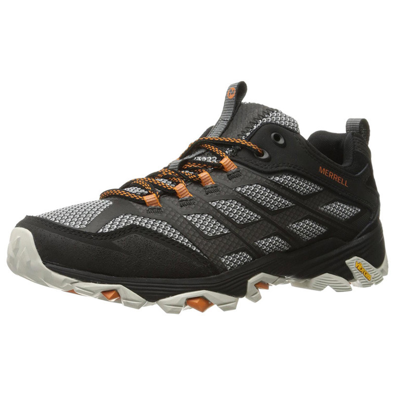 Zapato Merrell Moab Fst Black/Gris/Grange