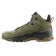 Botte Salomon X Ultra 4 Mid Wide GTX vert olive