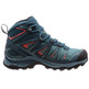 Salomon X Ultra 3 Bottes Mid GTX W Eau verte/Coral