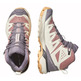 Chaussures Salomon X Ultra 360 Edge Mid GTX W Beige/Marron/Violet