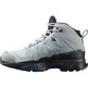 Salomon X Bottes Ultra 4 Mid Wide GTX W Gris/Azul