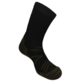 Chaussette thermique Mund en laine d&#39;alpaga noir/vert