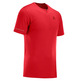 T-shirt Salomon Agile HZ SS Tee Rouge