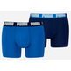 Pack 2 Boxers Puma Bleu Marine/Bleu