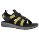 Sandale Bestard Cross Noir/Vert Citron