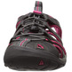 Sandalia Keen Clearwater CNX Cuir Gris/Fucsie
