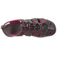 Sandalia Keen Clearwater CNX Cuir Gris/Fucsie