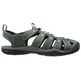 Sandalia Keen Clearwater CNX Cuir W Vert Minéral