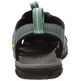 Sandalia Keen Clearwater CNX Cuir W Vert Minéral