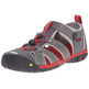 Sandalia Keen Seacamp II CNX Enfants Gris/Rojo