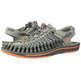 Sandalia Keen Uneek Flat Gris/Orange