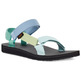 Sandales Teva Original Universal W Bleu / Vert