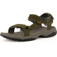 Sandale Teva Terra Fi Lite en cuir vert