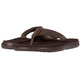 Sandalia Teva Voya Flip Cuero Maron