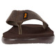 Sandalia Teva Voya Flip Cuero Maron