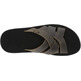 Sandale Teva Voya Slide en Cuir Olive Foncé