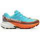 Chaussure Merrell Agility Peak 5 GTX W Bleu/Orange