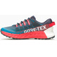 Chaussure Merrell Agitily Peak 4 GTX Bleu/Rouge