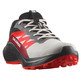 Chaussure de course Salomon Alphaglide GTX Gris/Rouge/Noir
