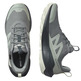 Chaussure de course Salomon Elixir Activ GTX Gris/Vert d&#39;eau