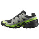 Chaussure de course Salomon Speedcross 6 GTX Gris/Noir/Vert