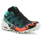 Chaussure de trail Salomon Speedcross 6 GTX W Noir/Vert/Rouge