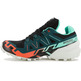 Chaussure de trail Salomon Speedcross 6 GTX W Noir/Vert/Rouge