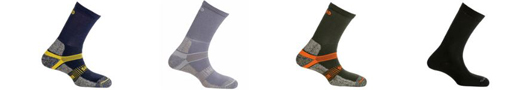 Chaussettes et demi-montagneux